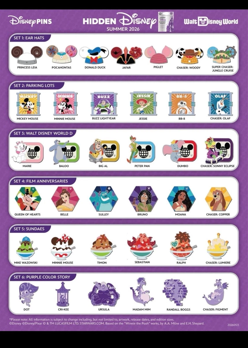 Disney Hidden Mickey Pins for sale | eBay