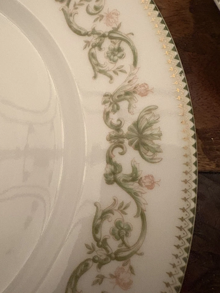 Set Of 7 Antique Vintage C. Ahrenfeldt Limoges France Dinner Plates 9.5” - Image 4 of 4