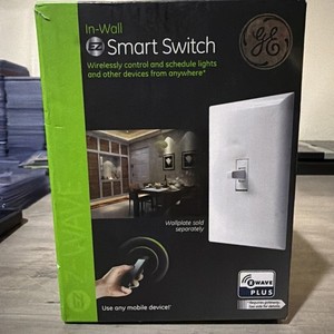 GE/Enbrighten In-Wall Z-Wave Plus Smart Paddle Switch GE ZW4005 NOB