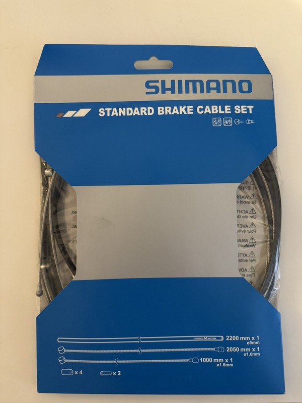 Shimano MTB Brake Cable Set - Black (Y80098022)