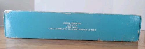 Vtg 1987 Current Inc Animal Dominoes #3781-9 Complete Set/28 Cardboard Child Set - Picture 9 of 23