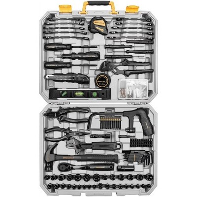 218 PCS General Household Hand Tool Set with Plier, Screwdriver Set,Socket Set