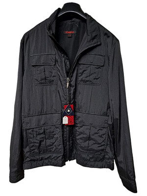 B6    Torras  Herren  Textil Jacke / Blouson Jacke mit Lederdetails Grau  Gr. 54