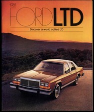 1981 Ford Ltd Crown Victoria Brochure Country Squire 1981 Ford Ltd Crown Victoria Brochure Country Squire