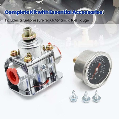 #ad 12 804 Low Fuel Pressure Regulator Gauge Fit for Carburetor Carb Quick Fuel #WW $31.60