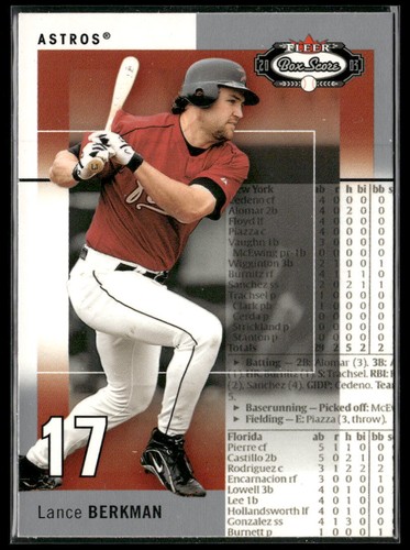 2003 Fleer Box Score Lance Berkman #15 card
