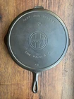 Griswold Large Block Logo No 12 Cast Iron Skillet with Heat Ring, Restored