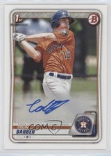 2020 Bowman Prospects Auto Colin Barber #PA-CB Auto 1o3