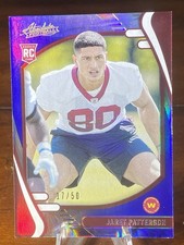 2021 Panini Absolute Rookies Jaret Patterson #197 Spectrum Blue /50 (RC)