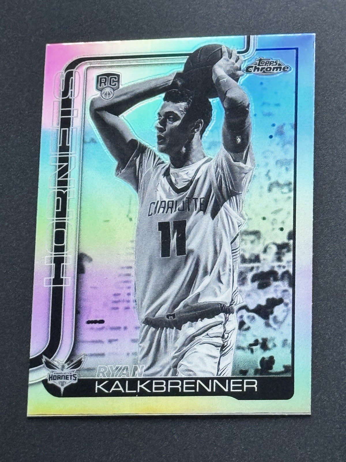 Ryan Kalkbrenner 2025 Topps Chrome #284 Negative Refractor Rookie RC SSP