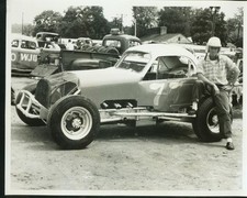 BUCANNON #77 MODIFIED RACE CAR-1960s PHOTO 