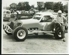 BUCANNON #77 MODIFIED RACE CAR-1960s PHOTO 