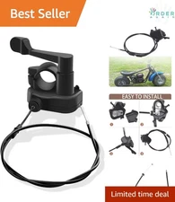 7/8'' Metal Thumb Throttle Cable Handle for ATV Go Kart 50cc-250cc
