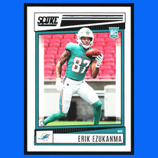 Erik Ezukanma Rookie #400 2022 Score Miami Dolphins Football Card NFL. rookie card picture