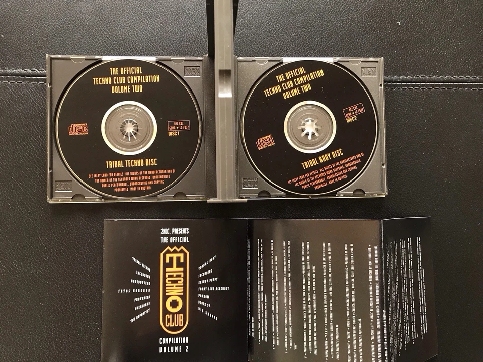 THE OFFICIAL TECHNO CLUB COMPILATION Volume Two , 2 CDs 1991 , Eletronic - Bild 3 von 3