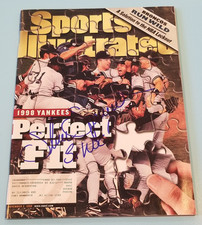 Shane Spencer Signed Sports Illustrated Magazine NY Yankees 1998 WS Champs