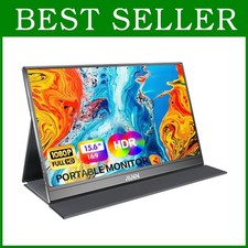 Travel-Friendly 15.6" External Monitor IPS Display