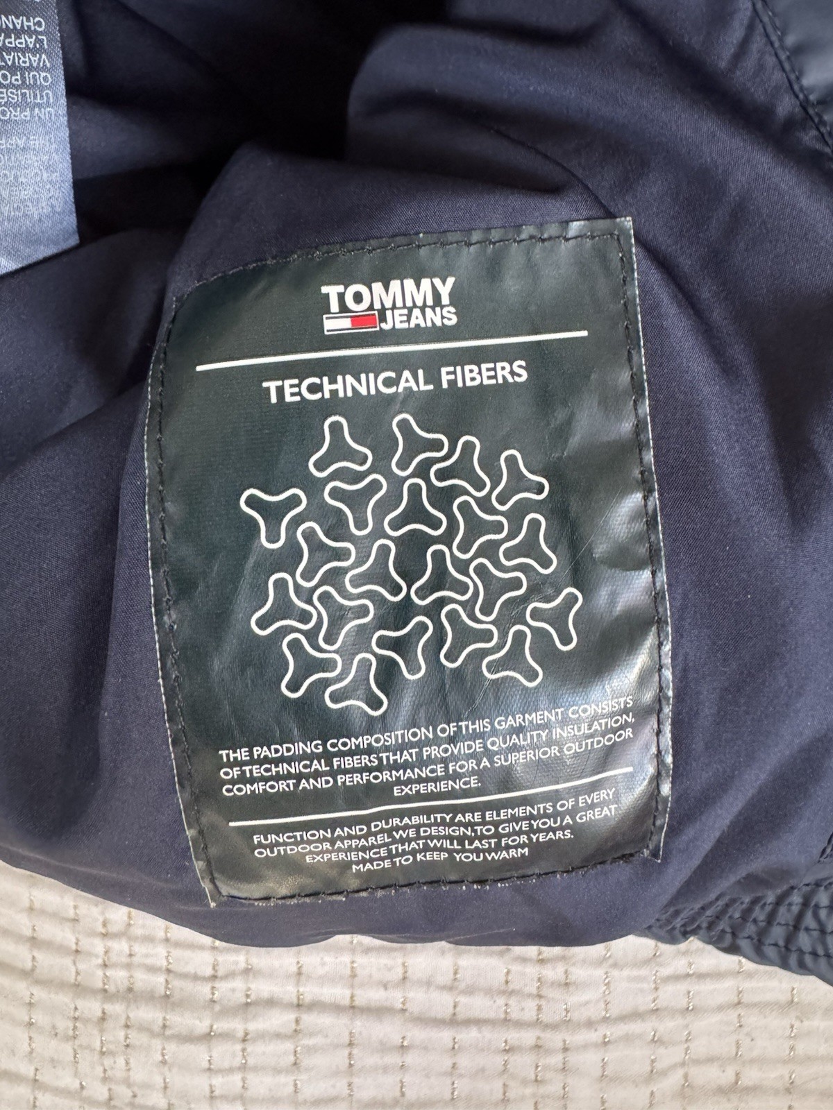 Tommy Jeans Essential Colourblock Puffer Jacket M image 9