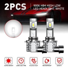 Auxito Replace Halogen 9006 Hb4 Led Headlight Bulbs Combo Kit Hilow Beam White