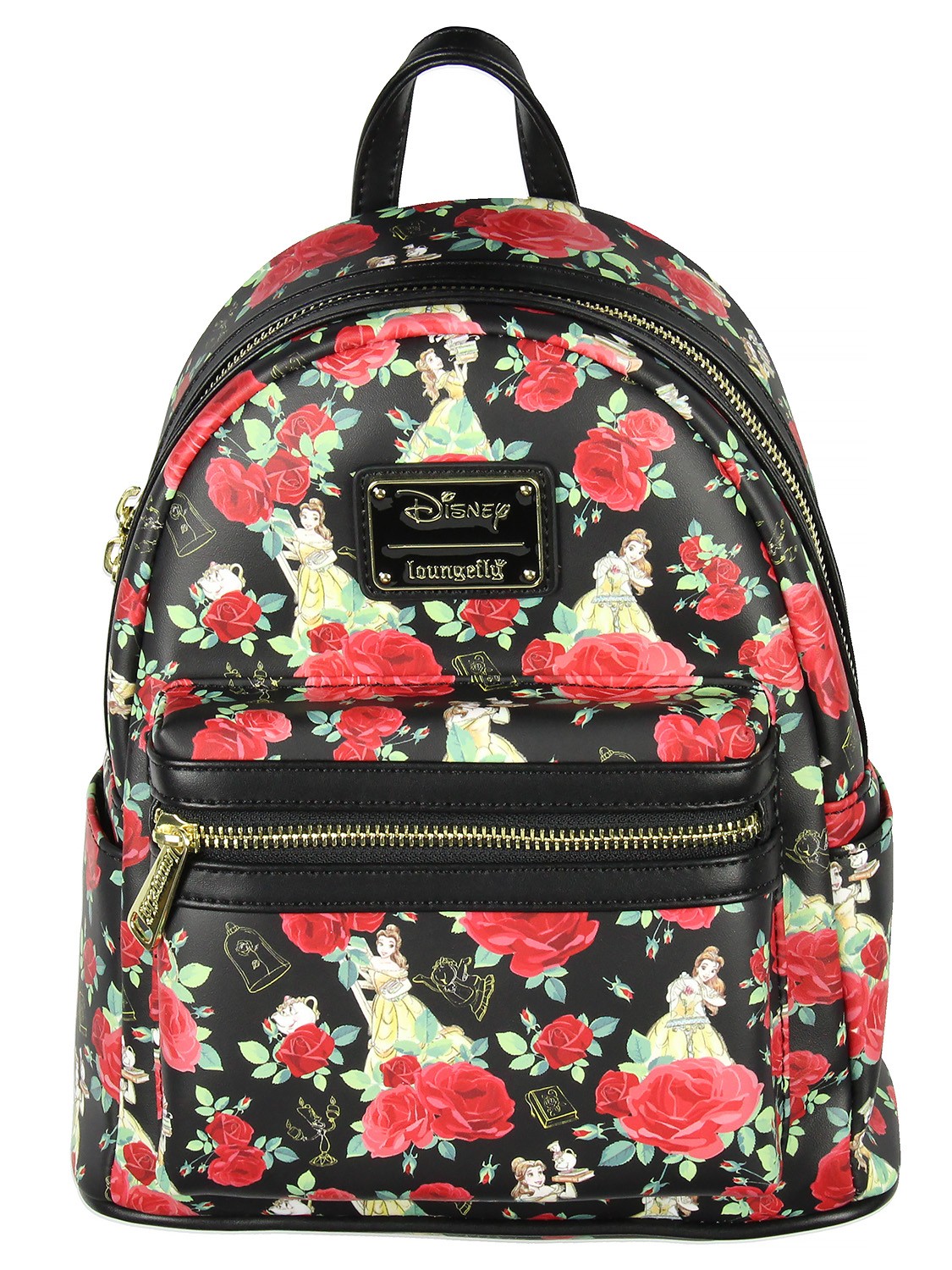 Loungefly Disney Beauty And The Beast Belle Roses Mini Backp