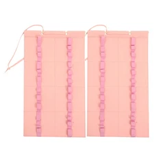  2 Pcs Martial Arts Equipment Storage Bag Karate Belt Display Rack for