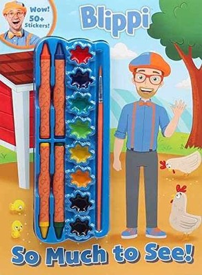 Blippi: So Much to See! (Color & - Paperback, by Editors of Studio - Very Good