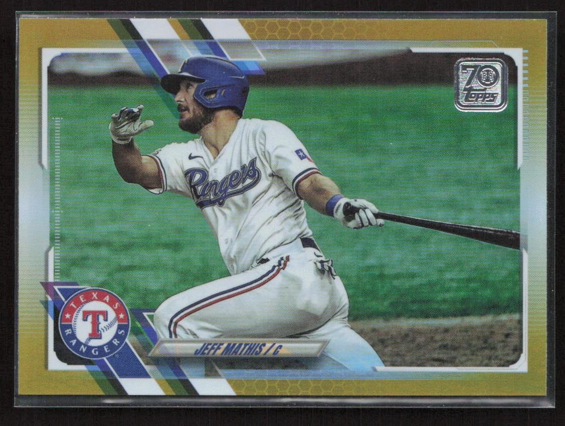 Jeff Mathis 2021 Topps #348 Gold Foil PLEASE READ