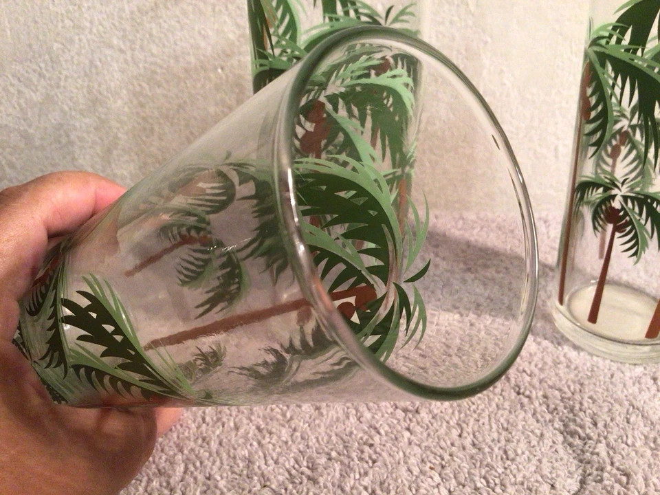 Juego de 3 vasos refrigeradores de palmeras Pier 1 Foto 4 de 4