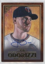 2018 Topps Gallery Orange Auto 9/25 Jake Odorizzi #13 Auto 13iq