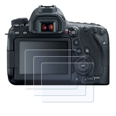 Display-Schutzglas für Canon EOS 70D 80D 90D 7D Mark II 6D Mark II 0,3mm 9H 3x