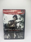 Medal of Honor: Vanguard - Sony PlayStation 2 PS2 2007 CIB W/Manual NTSC
