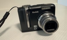 Kodak EasyShare Z1285 12MP 5X Zoom HD Point  Shoot Digital Camera Black Tested