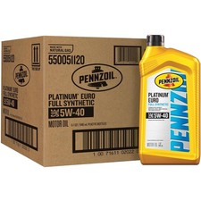 Full Synthetic 5W-40 Motor Oil, 1 Quart 6 Pack 52.15 per gallon
