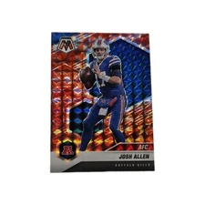 2021 Panini Mosaic - Variations AFC Josh Allen #227 Camo Pink Mosaic Prizm