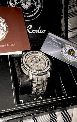 ドンヘ SUPER JUNIOR SS4 時計トレカ Men's Joe Rodeo Super Junior Diamond Watch 17.25 Carats Jojo Benny