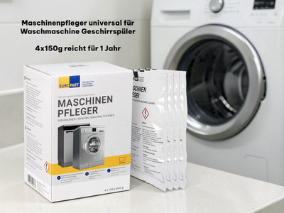 Maschinenreiniger 4x150g Waschmaschine Geschirrspüler Reiniger Entkalker Set