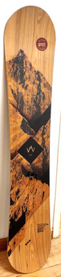 Goodboards Wooden 162W Double Rocker Snowboard!