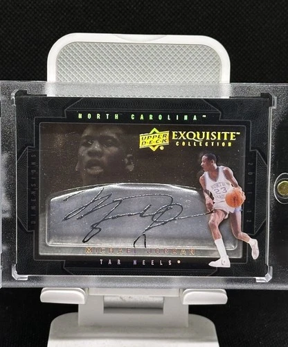 MICHAEL JORDAN 2011-12 UPPER DECK UD EXQUISITE #D-ML DIMENSIONS AUTO  UNC