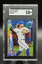 2020 Topps Chrome Xfractor Bo Bichette Rookie RC #150 SGC 10 Gem Mint