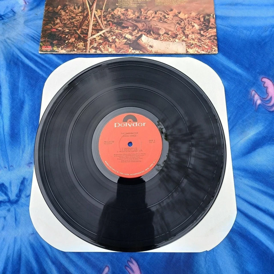 1978 Chick Corea Mad Hatter Vinyl NM / EXC Record Jazz Alice In Wonderland Foto 4 de 4