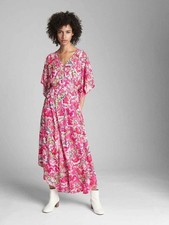GAP Pink floral kimono sleeve dress size Medium