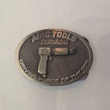 Vintage Mac Tools Belt Buckle - The Great American Buckle Company - 1990's Expo