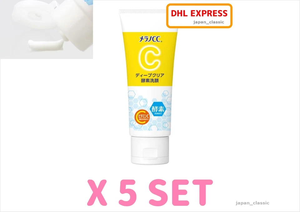 ROHTO MENTOLATUM MELANO CC ESPUMA DE LAVADO FACIAL ENZIMA TRANSPARENTE PROFUNDA 130g X 5 SET Foto 4 de 4