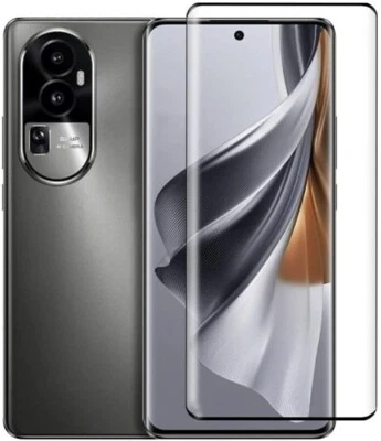 PHONETHRONE Pellicola Vetro Temperato per OPPO RENO 10 PROTEZIONE TOTALE CURVO 5D Resistente