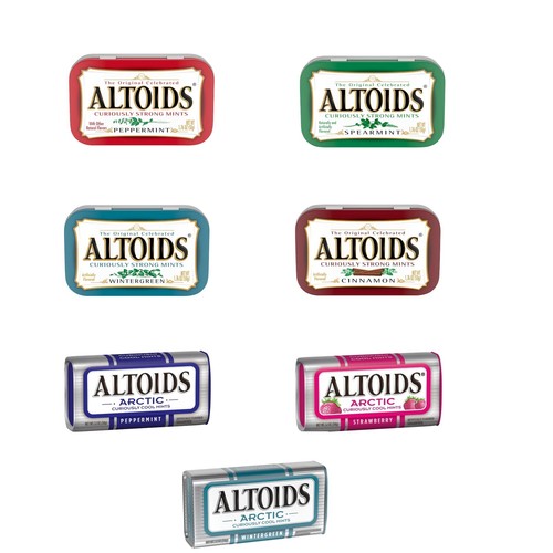 Pack de variétés Altoïdes - 7 saveurs incluses - menthe poivrée altoïdes, cannelle altoïdes, - Photo 1 sur 1