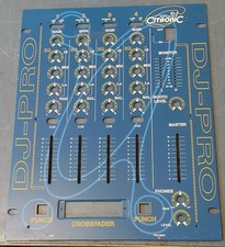 Citronic DJ Pro Mixer Front Panel.