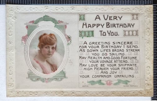 Lot 18 Cartes Postales Anciennes – Vœux & Anniversaires – 1940/1960
