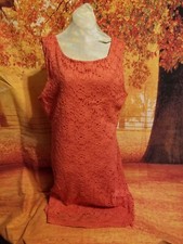 Womans Size S/P Forever 21 Coral Laced Dress