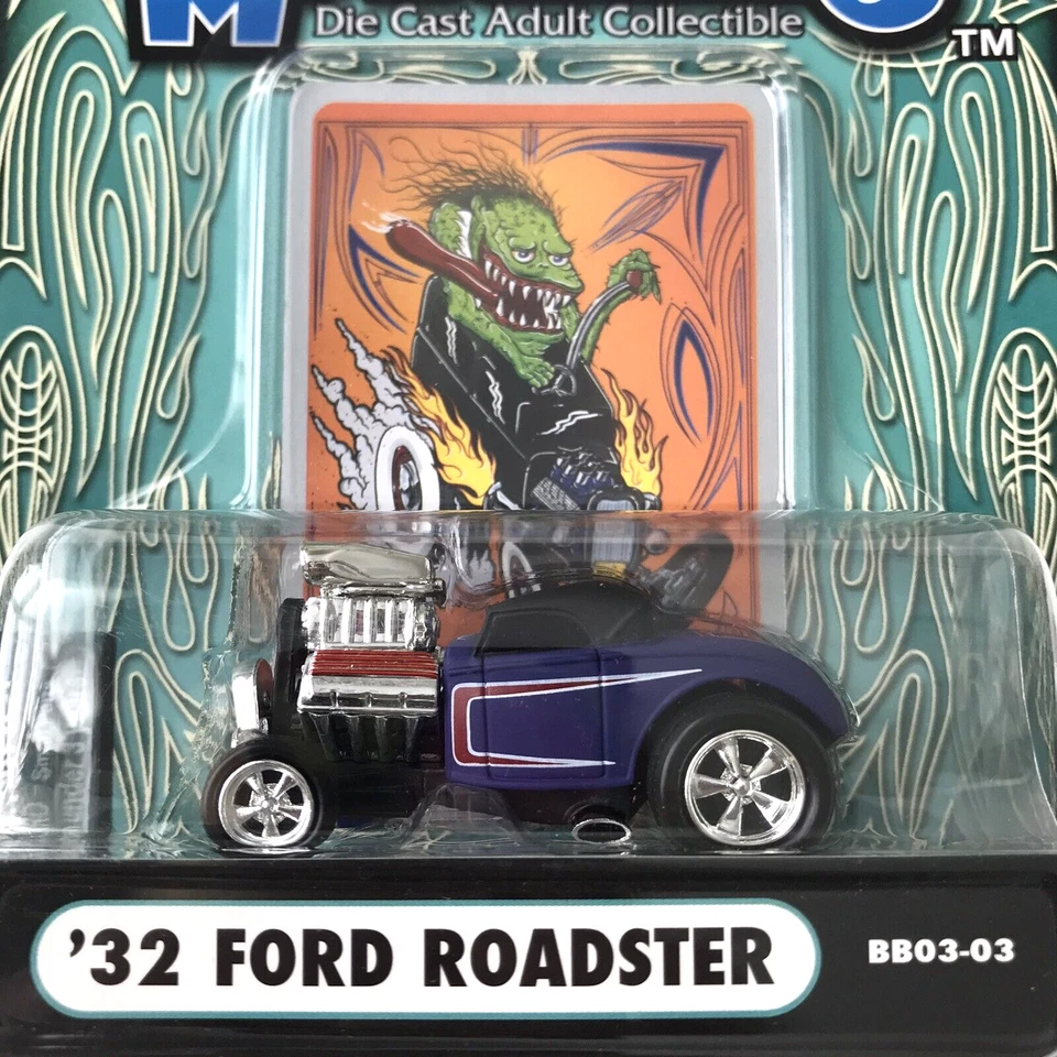 Muscle Machines Blvd Blasters '32 Ford Purple Roadster Adult Collectible 1:64 - Image 2 of 4