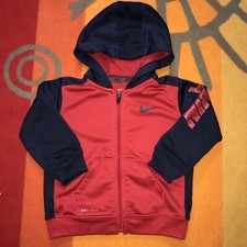 Nike Dri-Fit Baby Zip Up Hooded Jacket Size 18mo.